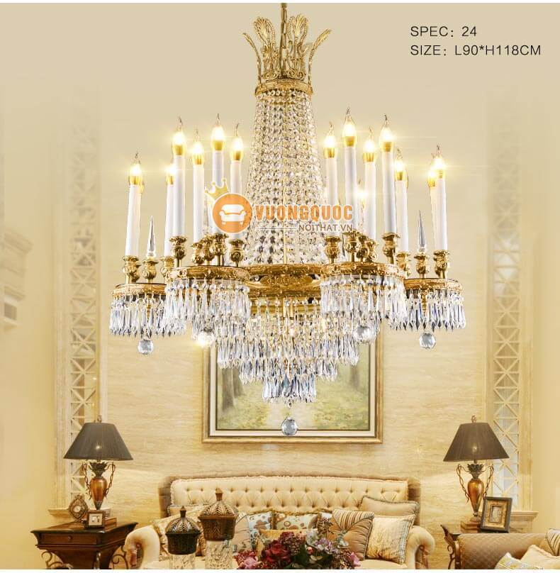 Đèn chùm pha lê cao cấp abr186-2